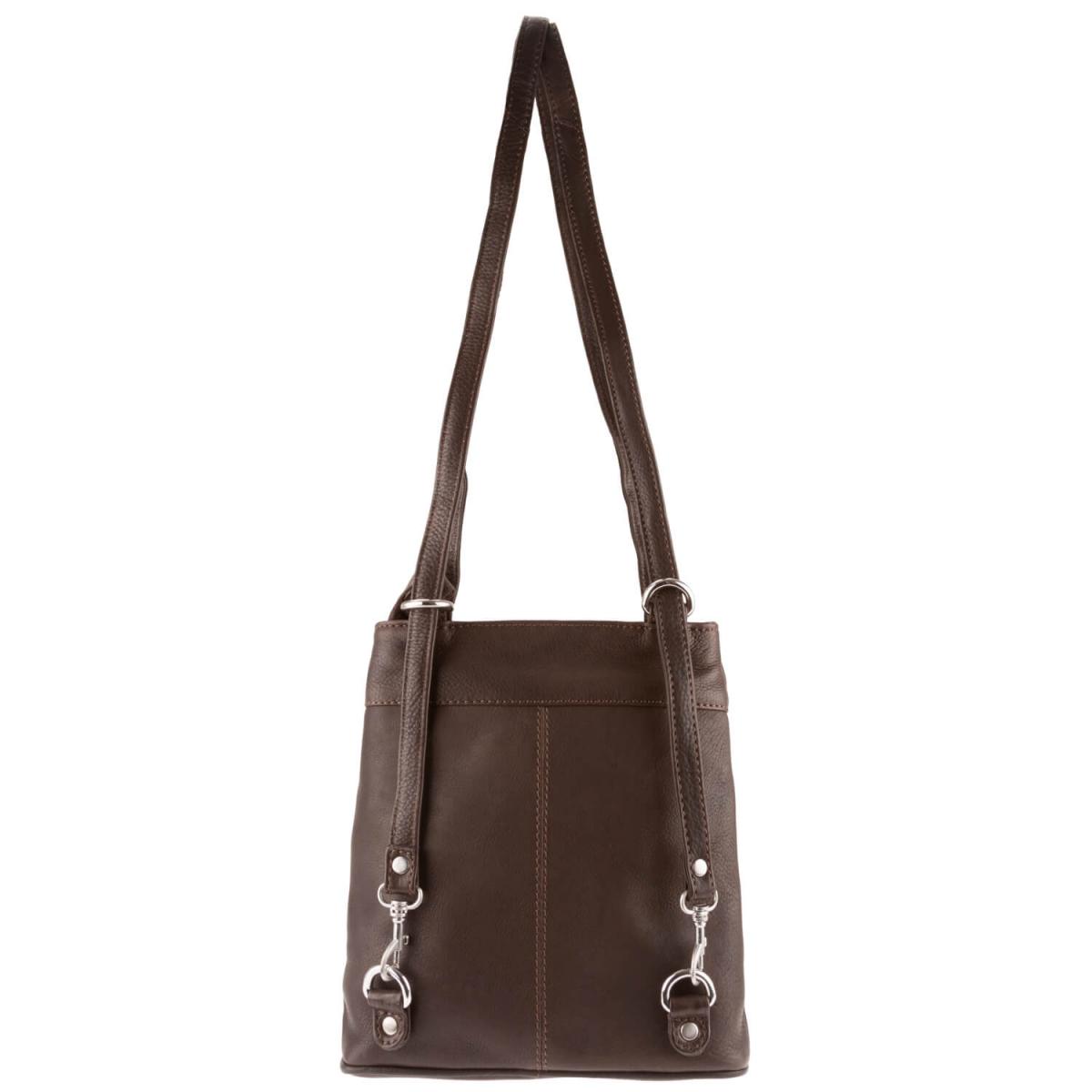 ALPENLEDER | Damen-Handtasche  MACHU PICCHU (schokobraun) 4717-s